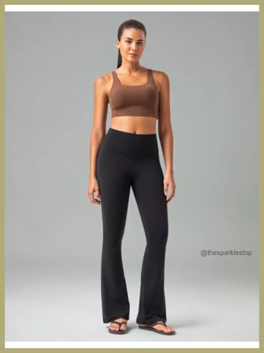 No Front Seam Flare Leggings High-Waisted Yoga pants for Women 29.5